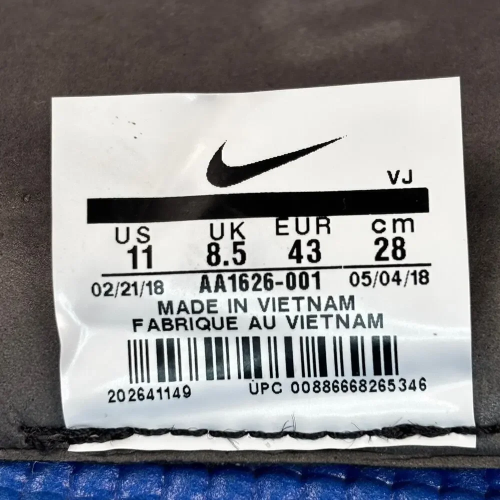 🔴 NIKE LEYEND REACT Women`s Size 11 Black White Running Shoes AA1626-001